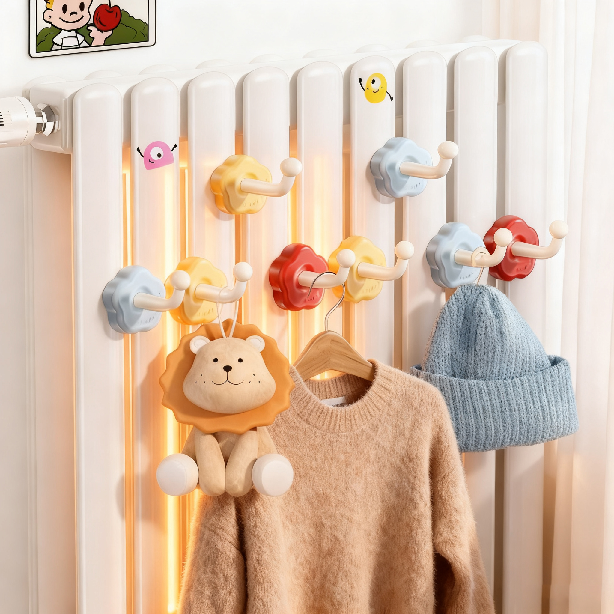 【冬季也穿暖衣】暖气片专用挂钩