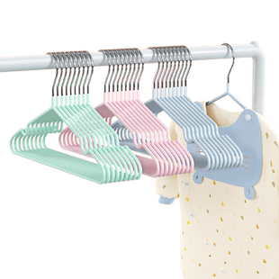 儿童衣架婴儿小孩防滑衣挂宝宝新生儿小号家用收纳衣撑晾衣架批发