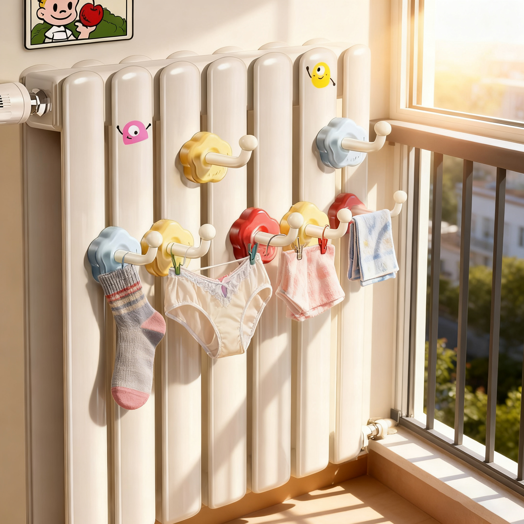 暖气片专用挂钩【冬季也穿暖衣】