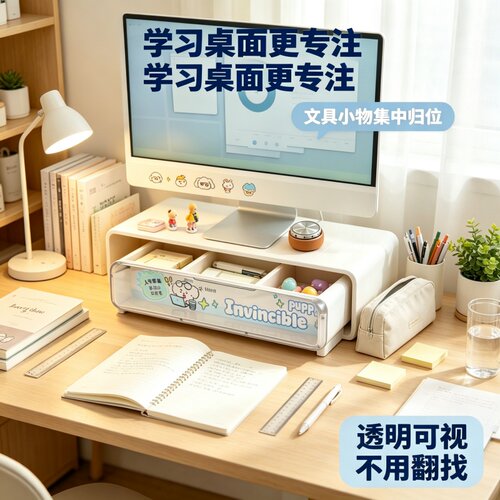 电脑显示器增高收纳架