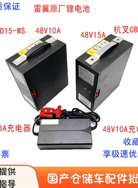 杭叉雷翼托盘车TFG48-15-STAX原厂锂电池48V10/15A电瓶原厂充电器