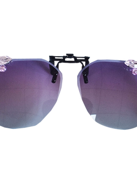 琪妍遮阳椭圆时尚女士镶钻夹片