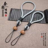 高档手工编织套圈挂绳加粗加固车钥匙挂绳文玩玛瑙把件绳手机挂绳