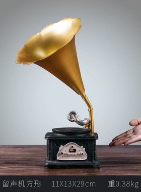 客厅装饰品复古小摆件美式酒柜电视柜玄关工艺品红酒架柜子咖啡店