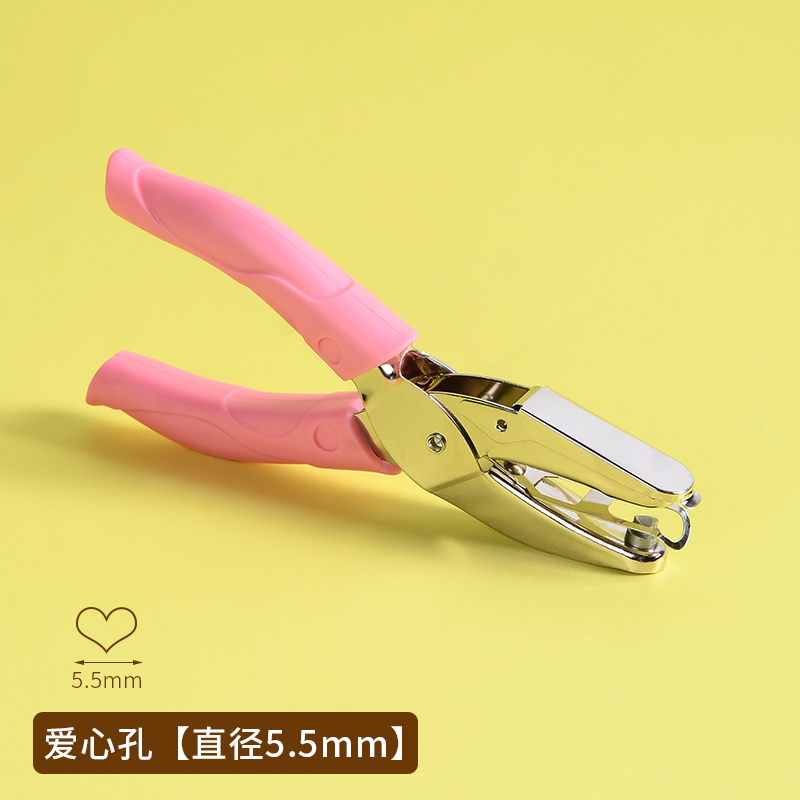 打孔机手握打孔器圆孔纸张小型打洞机打洞器单孔活页学生手工装订