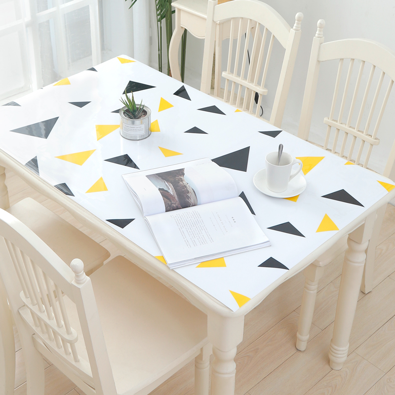 桌布防水防油免洗pvc软玻璃餐桌垫茶几桌面垫长方形塑料透明台布