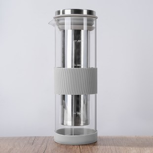 冷萃咖啡壶手冲咖啡壶家用玻璃冷泡壶茶水分离泡茶壶过滤咖啡壶