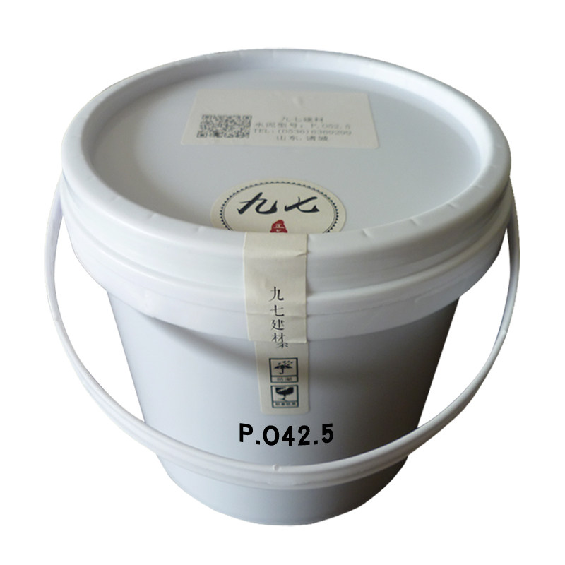 水泥硅酸盐po42.5大学实验425山水防水补漏洞快干硬早强桶装九七