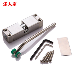 弹簧简易缓冲合页闭门器 家用隐形门合页自动关门回位回弹