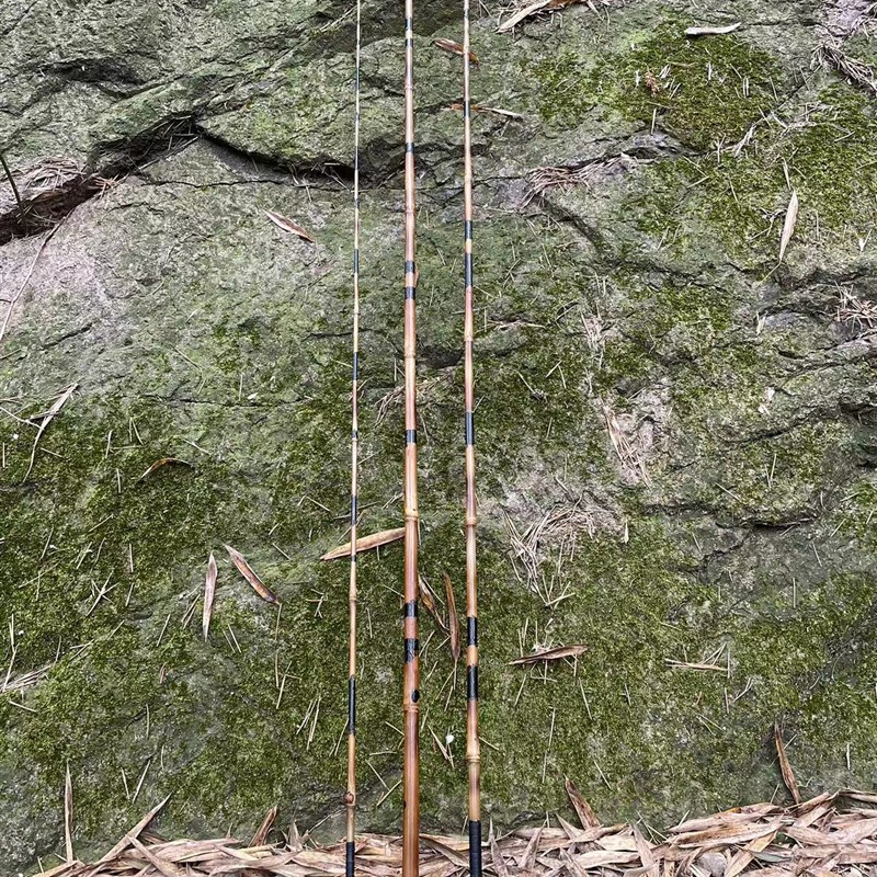 古法制作真竹子鱼竿箭竹古法鱼竿并继鱼竿溪流池塘野钓鱼竿真竹子