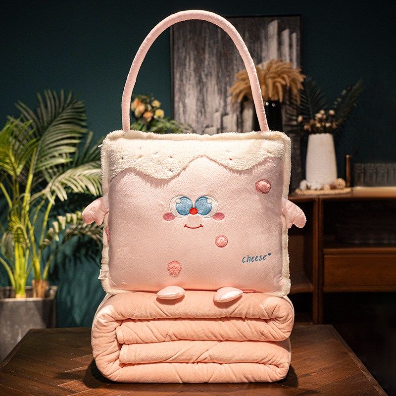 冬季抱枕被子两用折叠毯子二合一办公室车载加厚午睡枕头汽车靠枕,居家布艺,抱枕被,淘宝优惠券,粉丝福利购,淘宝优惠卷