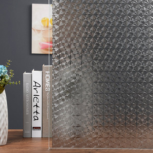 满洲窗贴海棠花压花彩色艺术玻璃纸旧古中式屏风隔断门窗防窥膜