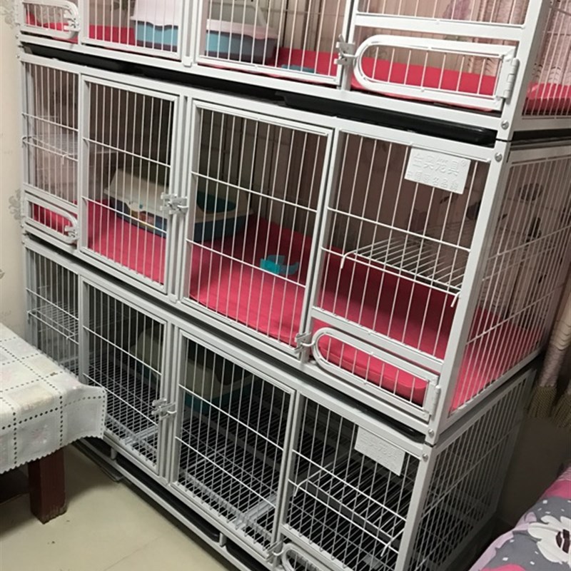 金奥笼具笼子猫笼家用狗笼鸽笼兔笼隔断子母繁殖笼小型犬一二三层
