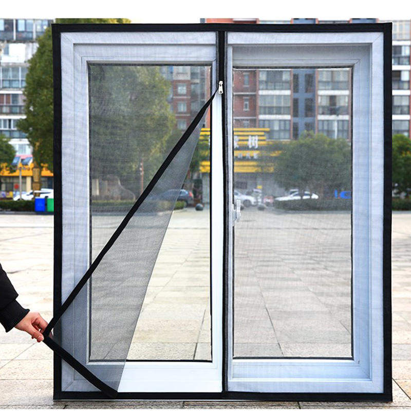 沙窗网家用自粘磁铁防蚊自装魔术贴纱窗纱网家用自粘式沙窗帘窗户