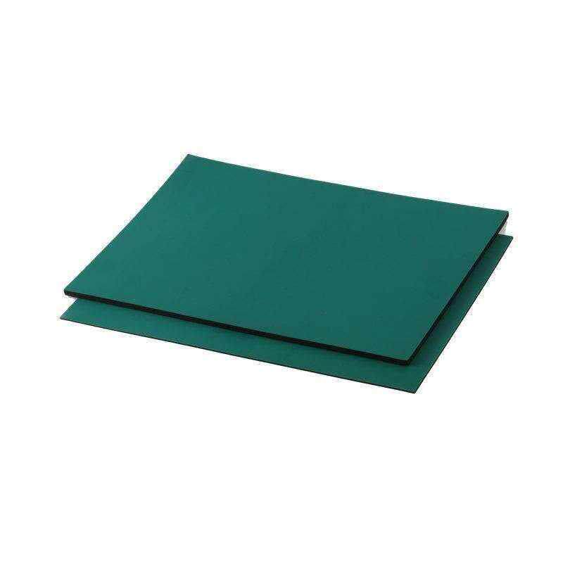 订制橡胶垫块桌面防滑地胶板桌子垫板防护绿色胶皮磨损绿皮静电胶