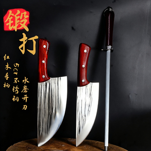 肉档专用猪肉刀分割刀厨师专用斩鸡鸭鹅砍烧腊刀熟食刀斩切刀商用