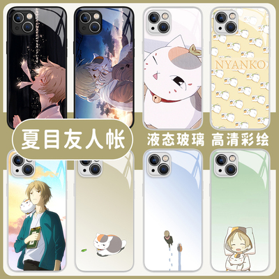 夏目友人帐手机壳iqoo11猫咪老师iqooneo8可爱10日系9pro动漫5周边6玻璃vivo爱酷7se硬壳z1x适用z3/iq00/ipoo