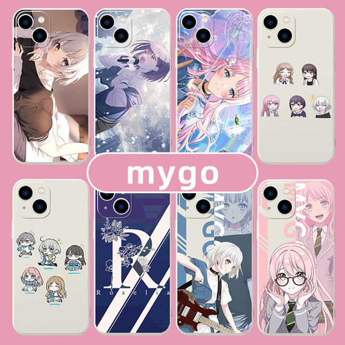 mygo手机壳bangdream适用苹果14华为mate60乐队iPhone15promax小米13动漫OPPO周边vivo专辑12日漫x/11/XR/XS