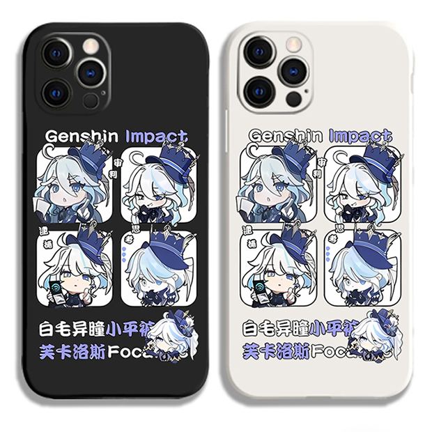 原神芙卡洛斯手机壳适用iphone14proma枫丹水神芙宁娜vivoiqoo11红米k60苹果13华为p60小米12OPPOreno8一加11