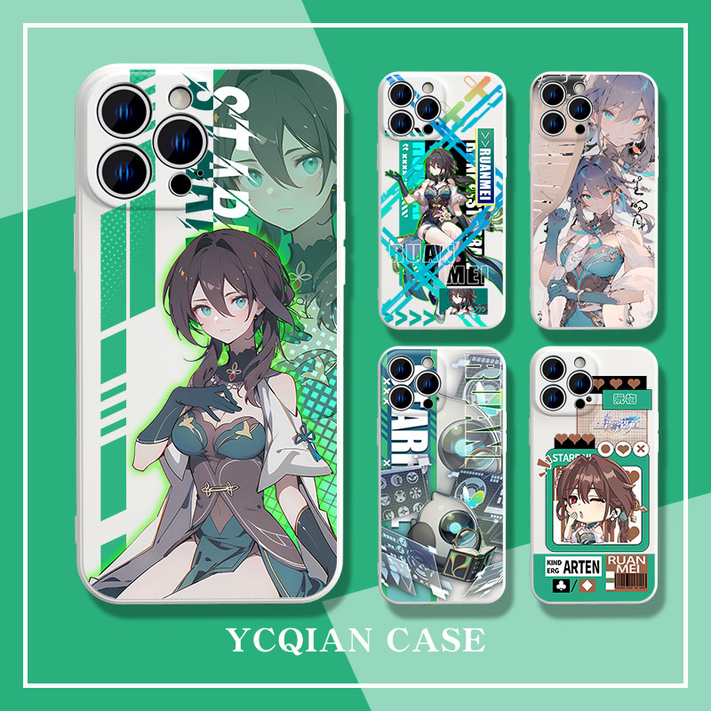 星穹铁道苹果15手机壳iphone12promax适用11阮梅新款xsmax女13游戏7plus硅胶8p个性14创意se防摔xr全包mini6s