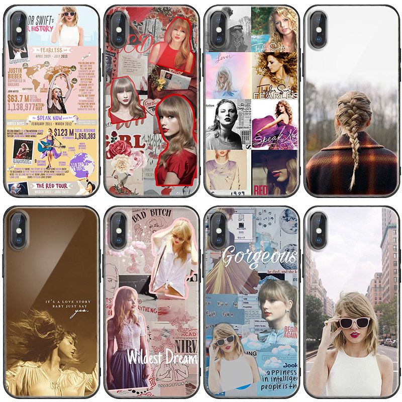 霉霉Taylor Swift泰勒手机壳适用苹果12 mini xr7/8plus11小米10svivo iqoo5/华为p40mate30nova8 oppo reno5