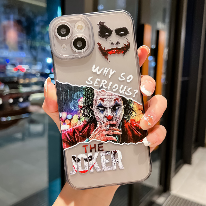 ins抽烟西服小丑适用苹果