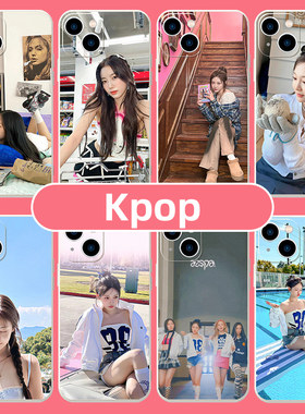 Kpop手机壳苹果14华为mate60女团iPhone15promax明星blankpink小米13OPPO同款vivo周边twice12人p60lisa适用x