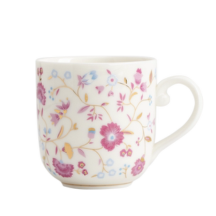 陶瓷功夫茶具茶杯家用防烫带把杯小清新简约中式单杯一口杯主人杯