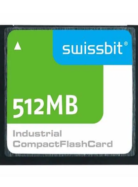 SFCF0512H1BK2TO-I-MS-553-SMA MEM CARD COMPACTFLASH 512MB SLC