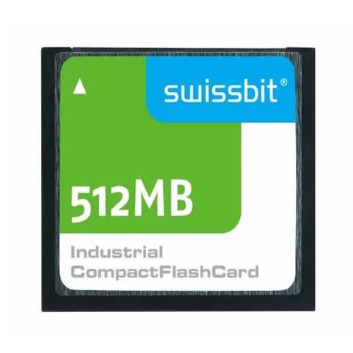 SFCF0512H1BK2TO-I-MS-553-SMA MEM CARD COMPACTFLASH 512MB SLC
