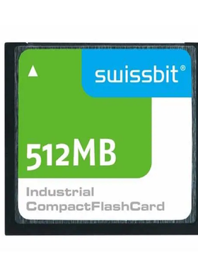 SFCF0512H1BK2TO-C-MS-553-SMA MEM CARD COMPACTFLASH 512MB SLC