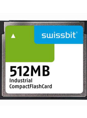 SFCF0512H1BK1MT-I-MS-553-SMA MEM CARD COMPACTFLASH 512MB SLC