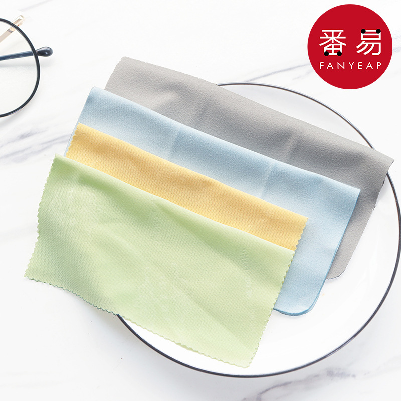 眼镜布A1pq801-麂皮绒不伤镜片手机屏幕清洁镜头纤维布擦拭眼睛