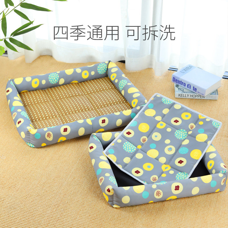 防水狗窝四季通用内垫可拆洗图片