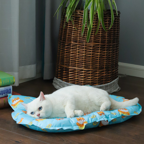 可爱猫耳夏日舒适防水凉窝垫