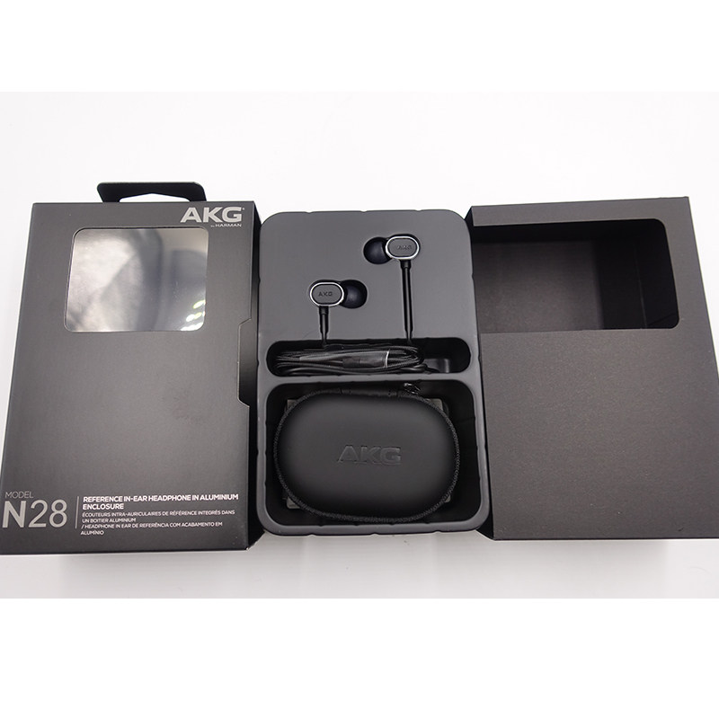 全新原装akg爱科技n28手机线控带麦耳机耳塞重低音高解析hifi发烧