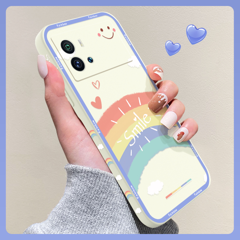 vivoiqoo9手机壳卡通液态硅胶