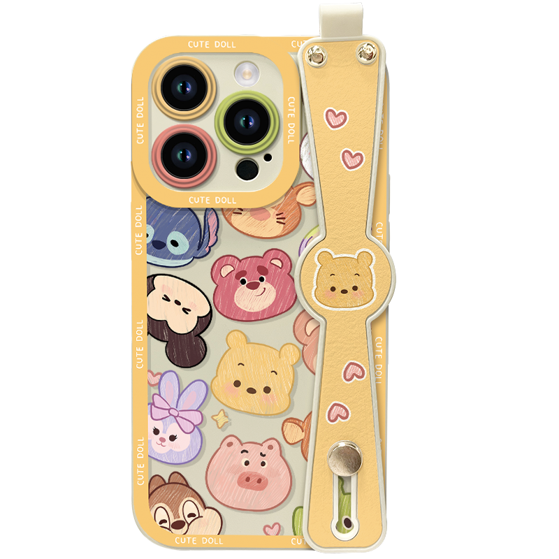 玩偶花束适用红米k60手机壳k50/k40pro新款腕带K30至尊版液态硅胶note12/11/10全包镜头NT9/8pro女防摔保护套