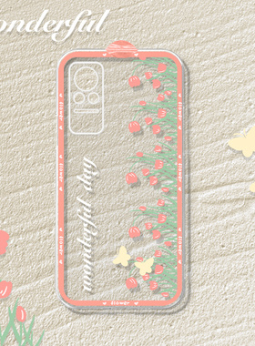 适用于小米civi手机壳Civi小众高级xiaomi透明软壳c1vi硅胶保护套vici网红郁金香5g春夏CIVI女款ins风CVi散热