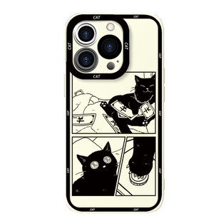 贪财黑猫适用华为mate60pro手机壳Mate60全包镜头MT60新款魅特六十por遥遥领先HUAWEI防摔硅胶MATE6o女保护套