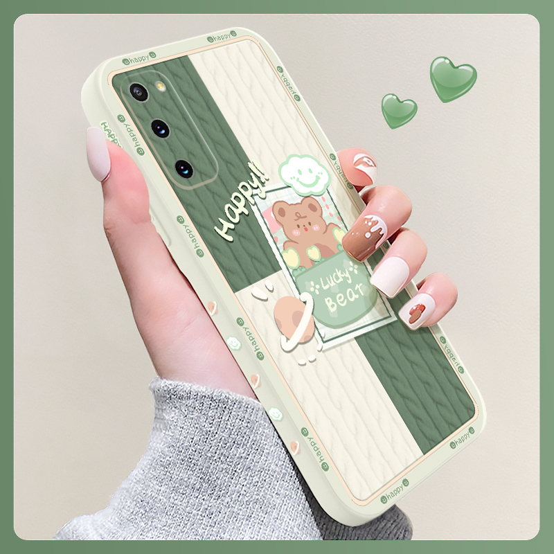 三星s20手机壳液态硅胶防摔