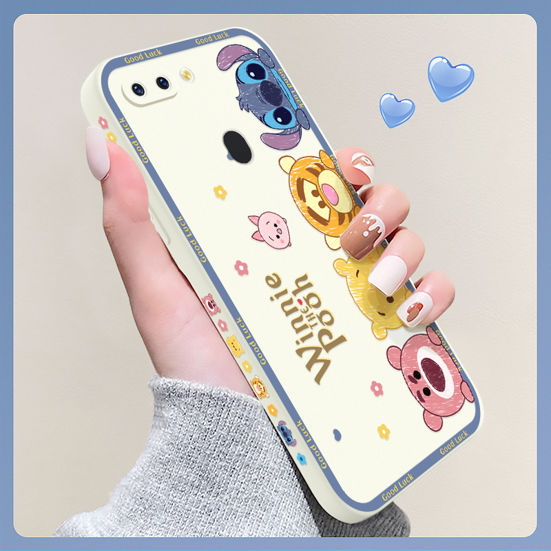 oppor15手机壳卡通液态硅胶