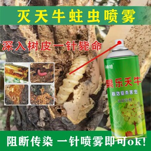 天牛钻心虫防蛀虫药家具防幼虫无花果树木专用桃树喷雾树洞杀虫剂