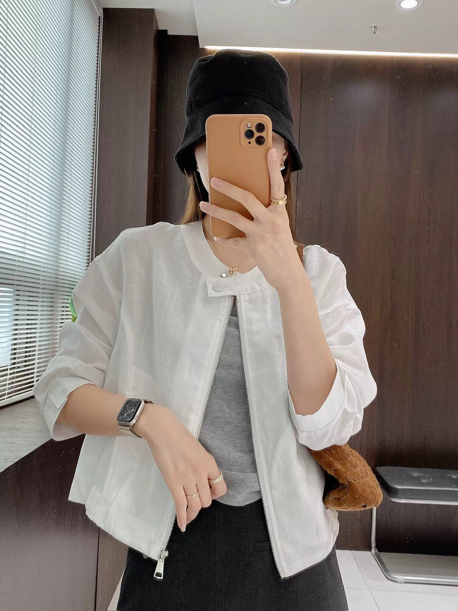 高品质春夏亚麻外套专柜品牌OTO-3603