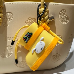 蜡笔小新靴子迷你收纳包耳机车钥匙左卫门可爱礼物礼盒装包包挂件