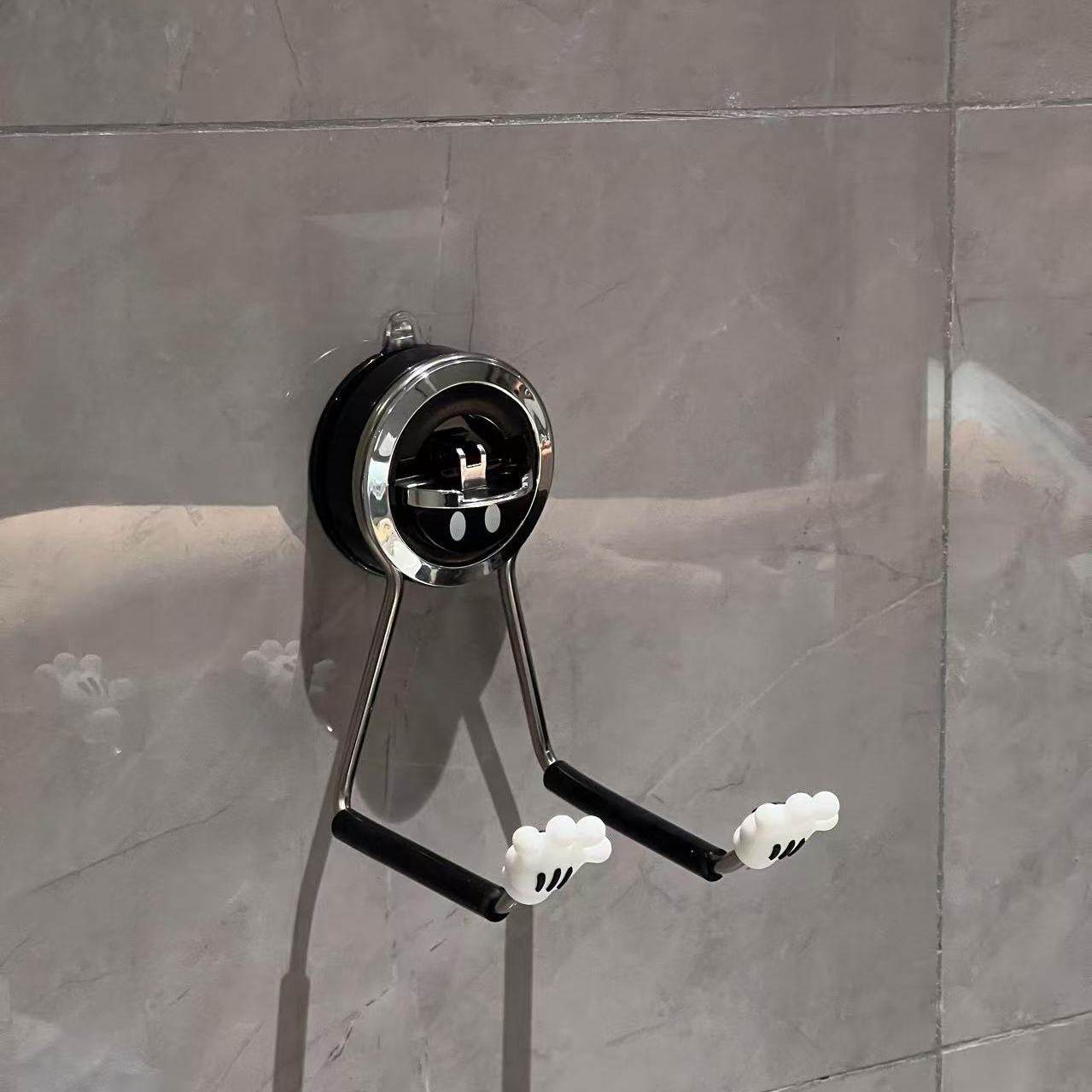 ANNA吹风机置物架吸盘免打孔壁挂式电吹风支架家饰软装搭配套装HN