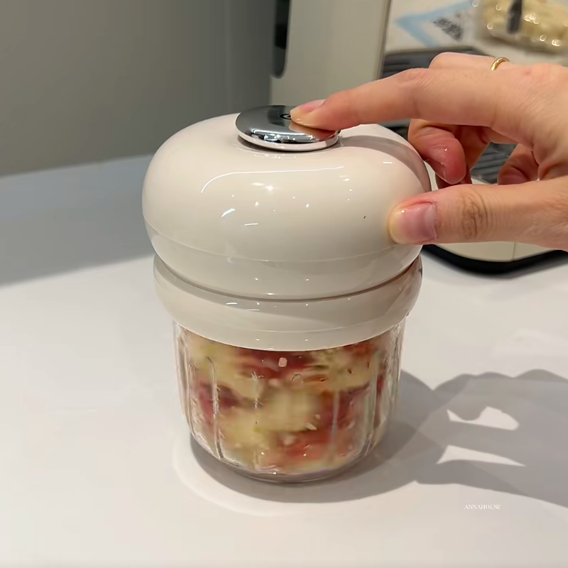 舒芙蕾电动多功能料理机捣蒜器绞肉器家用辅食菜辣椒姜蒜泥打蒜器