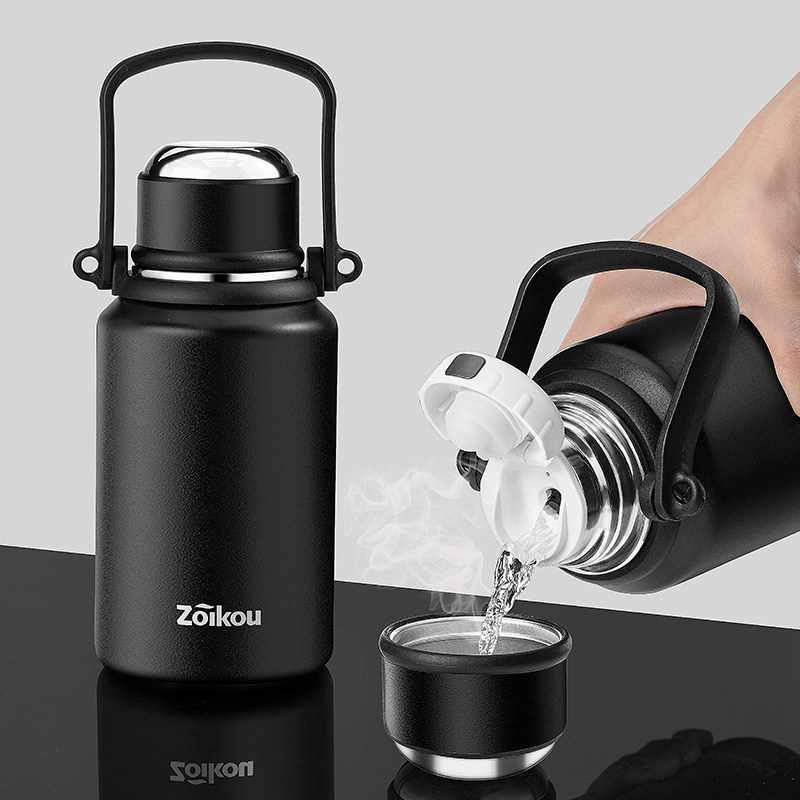 保温杯女2025新款大号大容量水杯男款学生上学专用便携不锈钢杯子