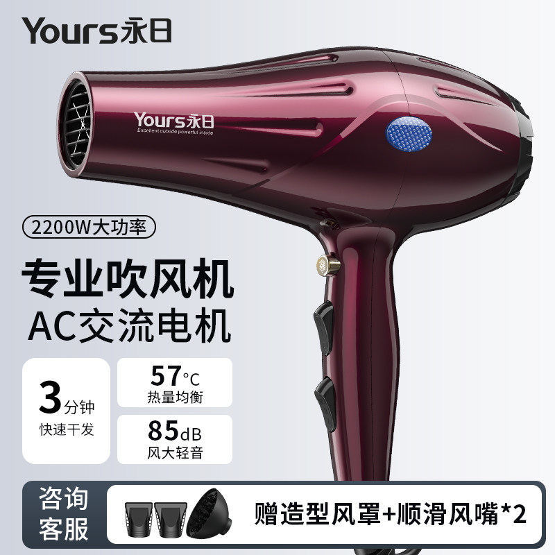 Yours/永日吹风机大功率蓝光吹风筒理发店造型师电吹风发廊沙龙