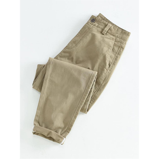 优质布料！弹力棉男装休闲长裤春秋季纯色百搭男裤直筒卡其裤子